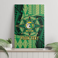 Personalised Tonga Saineha High School Canvas Wall Art Since 1978 Special Kupesi Pattern LT9 - Polynesian Pride
