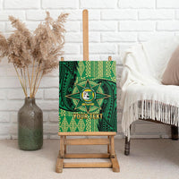 Personalised Tonga Saineha High School Canvas Wall Art Since 1978 Special Kupesi Pattern LT9 - Polynesian Pride