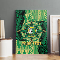 Personalised Tonga Saineha High School Canvas Wall Art Since 1978 Special Kupesi Pattern LT9 - Polynesian Pride