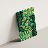 Personalised Tonga Saineha High School Canvas Wall Art Since 1978 Special Kupesi Pattern LT9 - Polynesian Pride