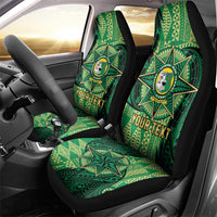 Personalised Tonga Saineha High School Car Seat Cover Since 1978 Special Kupesi Pattern LT9 - Polynesian Pride