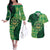 Personalised Tonga Saineha High School Couples Matching Off The Shoulder Long Sleeve Dress and Hawaiian Shirt Since 1978 Special Kupesi Pattern