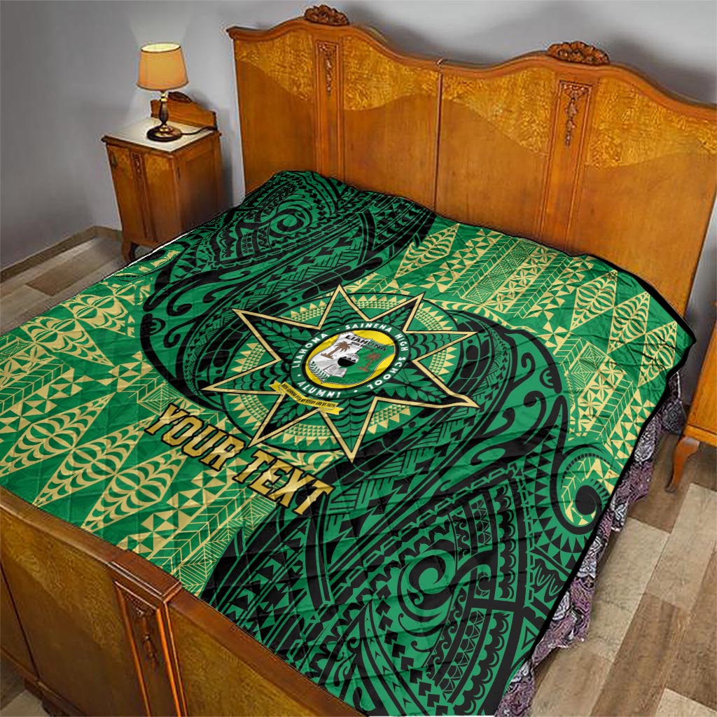 Personalised Tonga Saineha High School Quilt Since 1978 Special Kupesi Pattern LT9 - Polynesian Pride