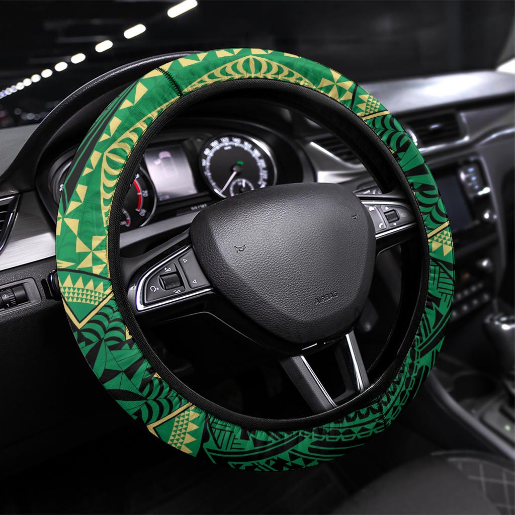 Tonga Saineha High School Steering Wheel Cover Since 1978 Special Kupesi Pattern