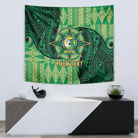 Personalised Tonga Saineha High School Tapestry Since 1978 Special Kupesi Pattern LT9 - Polynesian Pride
