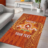 Personalised Tonga Tailulu College Area Rug Since 1967 Special Kupesi Pattern Version 1 LT9 - Polynesian Pride