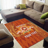 Personalised Tonga Tailulu College Area Rug Since 1967 Special Kupesi Pattern Version 1 LT9 - Polynesian Pride