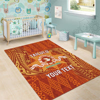 Personalised Tonga Tailulu College Area Rug Since 1967 Special Kupesi Pattern Version 1 LT9 - Polynesian Pride