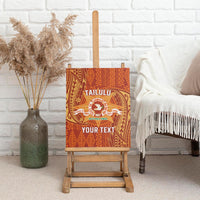Personalised Tonga Tailulu College Canvas Wall Art Since 1967 Special Kupesi Pattern Version 1 LT9 - Polynesian Pride