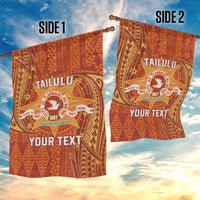 Personalised Tonga Tailulu College Garden Flag Since 1967 Special Kupesi Pattern Version 1 LT9 - Polynesian Pride