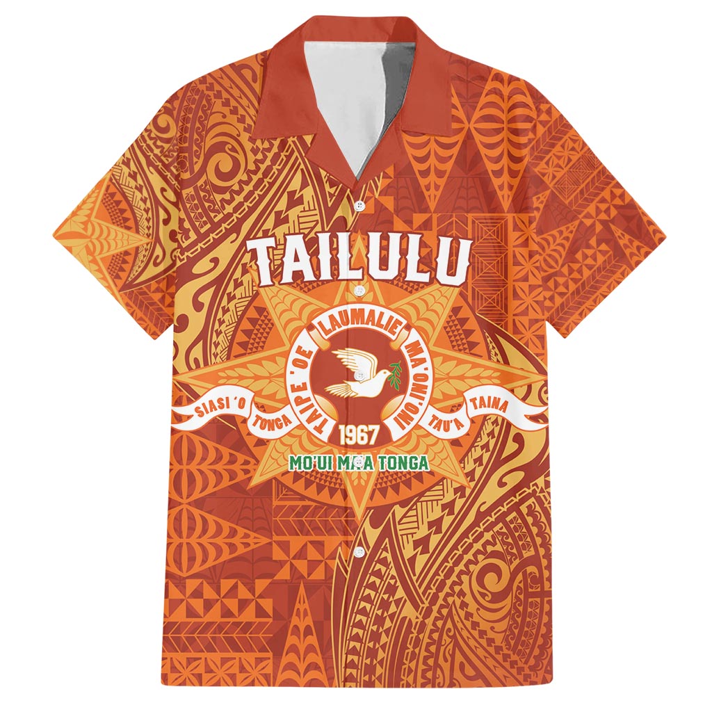Personalised Tonga Tailulu College Hawaiian Shirt Since 1967 Special Kupesi Pattern Version 1 LT9 Gold - Polynesian Pride