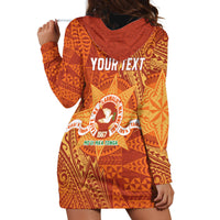 Personalised Tonga Tailulu College Hoodie Dress Since 1967 Special Kupesi Pattern Version 1 LT9 - Polynesian Pride