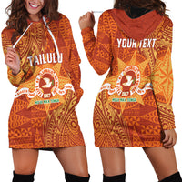 Personalised Tonga Tailulu College Hoodie Dress Since 1967 Special Kupesi Pattern Version 1 LT9 - Polynesian Pride