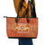 Personalised Tonga Tailulu College Leather Tote Bag Since 1967 Special Kupesi Pattern Version 1