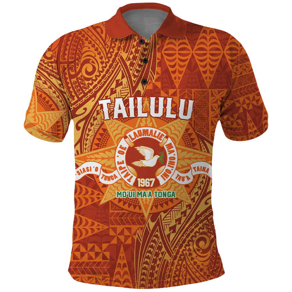 Personalised Tonga Tailulu College Polo Shirt Since 1967 Special Kupesi Pattern Version 1