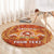 Personalised Tonga Tailulu College Round Carpet Since 1967 Special Kupesi Pattern Version 1