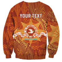 Personalised Tonga Tailulu College Sweatshirt Since 1967 Special Kupesi Pattern Version 1 LT9 - Polynesian Pride