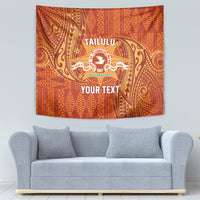 Personalised Tonga Tailulu College Tapestry Since 1967 Special Kupesi Pattern Version 1 LT9 - Polynesian Pride