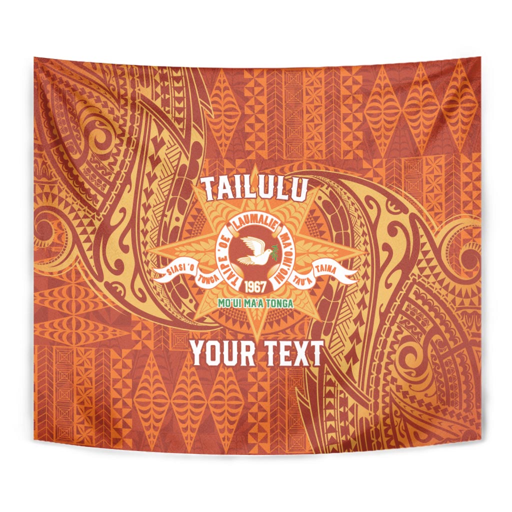 Personalised Tonga Tailulu College Tapestry Since 1967 Special Kupesi Pattern Version 1 LT9 - Polynesian Pride
