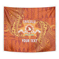 Personalised Tonga Tailulu College Tapestry Since 1967 Special Kupesi Pattern Version 1 LT9 - Polynesian Pride