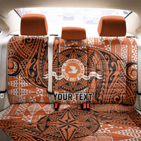 Personalised Tonga Tailulu College Back Car Seat Cover Since 1967 Special Kupesi Pattern Version 2 LT9 - Polynesian Pride