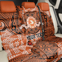 Personalised Tonga Tailulu College Back Car Seat Cover Since 1967 Special Kupesi Pattern Version 2 LT9 - Polynesian Pride