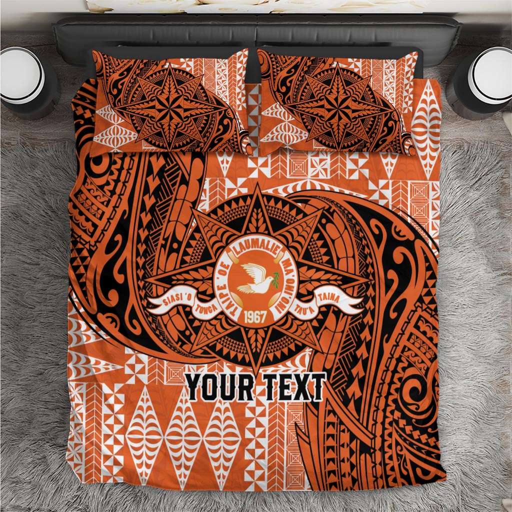 Personalised Tonga Tailulu College Bedding Set Since 1967 Special Kupesi Pattern Version 2