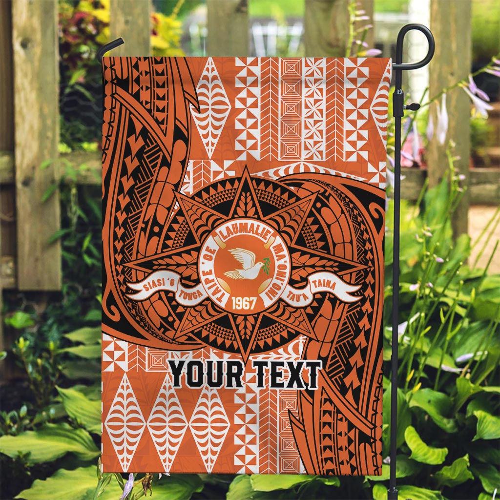 Personalised Tonga Tailulu College Garden Flag Since 1967 Special Kupesi Pattern Version 2