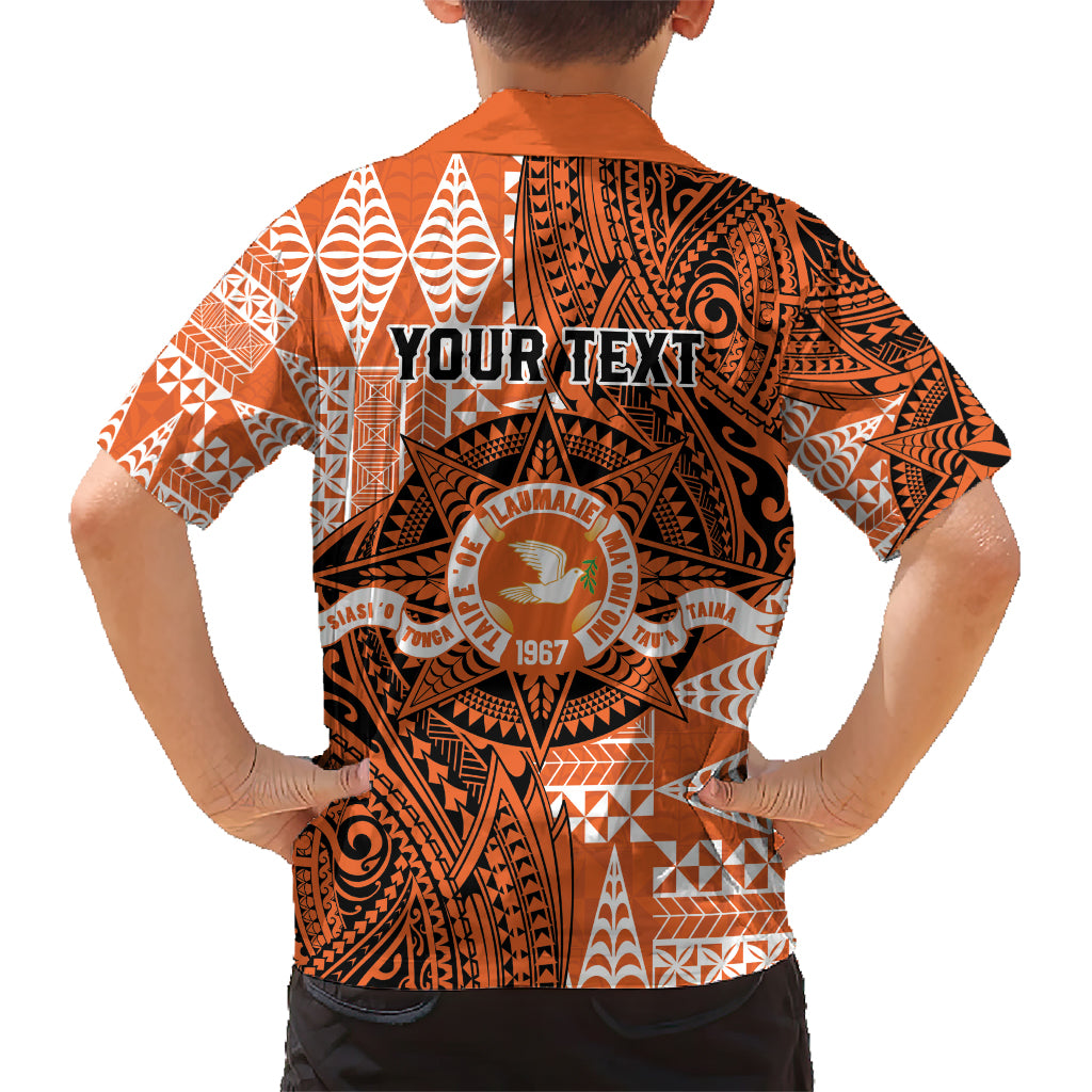 Personalised Tonga Tailulu College Kid Hawaiian Shirt Since 1967 Special Kupesi Pattern Version 2 LT9 - Polynesian Pride