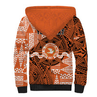 Personalised Tonga Tailulu College Sherpa Hoodie Since 1967 Special Kupesi Pattern Version 2 LT9 - Polynesian Pride