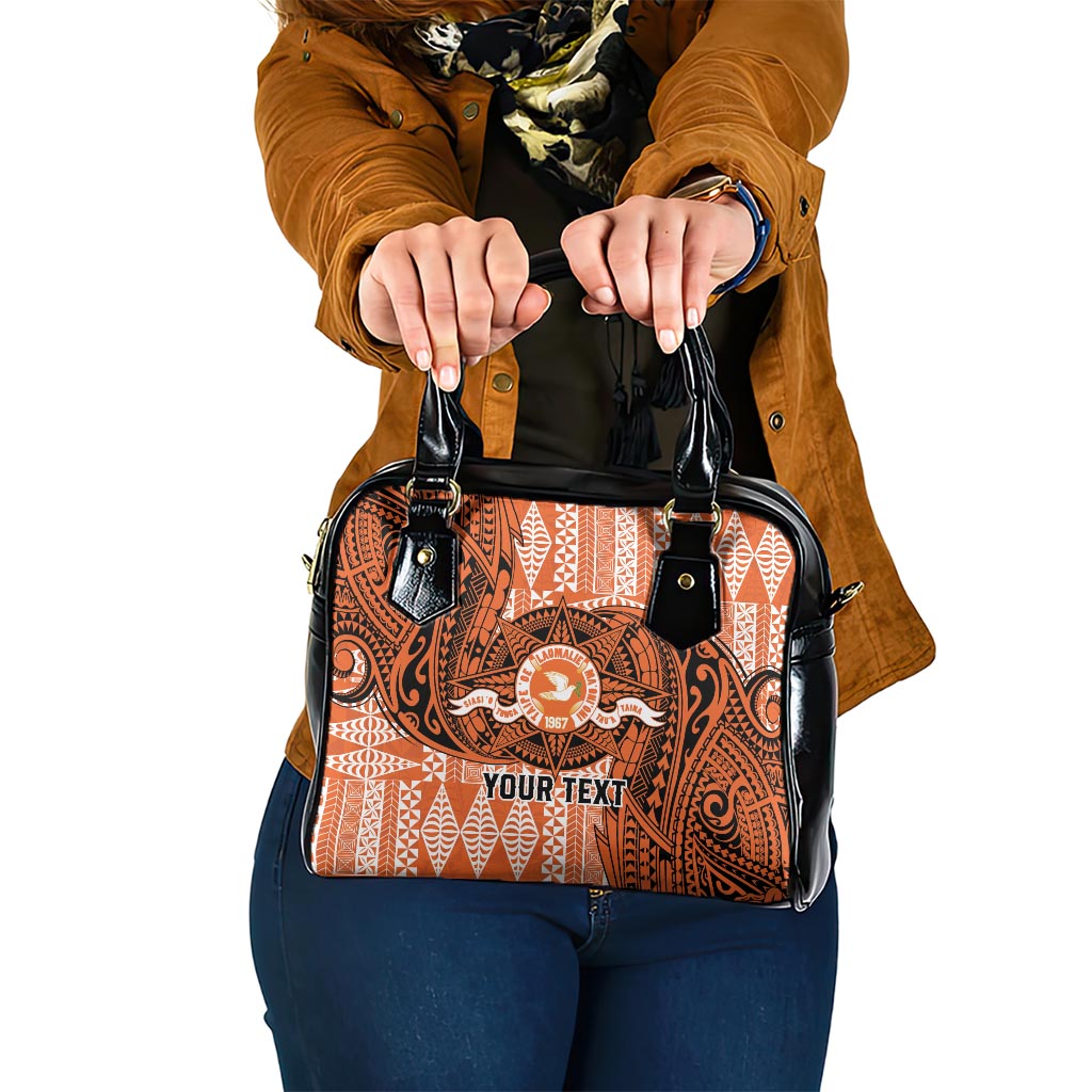 Personalised Tonga Tailulu College Shoulder Handbag Since 1967 Special Kupesi Pattern Version 2