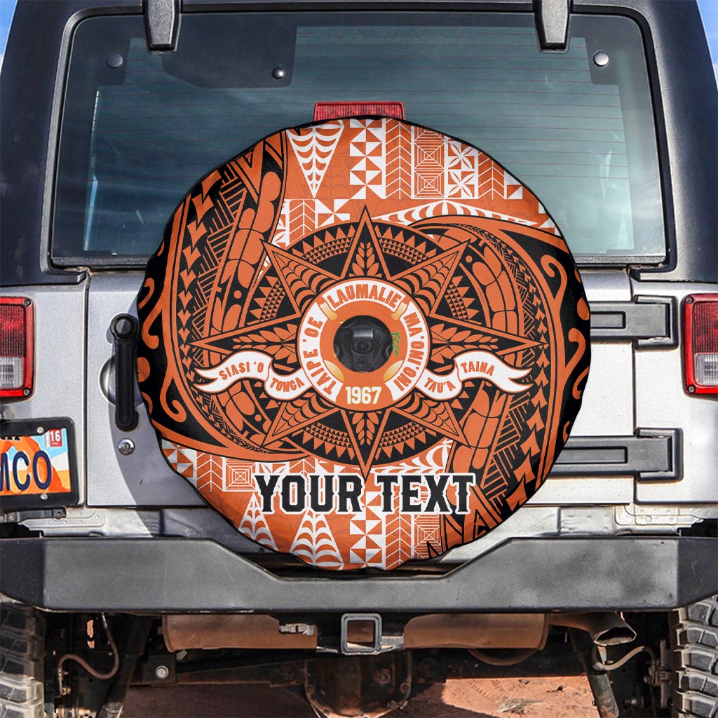 Personalised Tonga Tailulu College Spare Tire Cover Since 1967 Special Kupesi Pattern Version 2