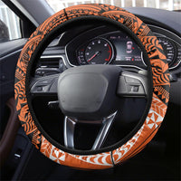 Tonga Tailulu College Steering Wheel Cover Since 1967 Special Kupesi Pattern Version 2 LT9 - Polynesian Pride