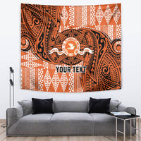 Personalised Tonga Tailulu College Tapestry Since 1967 Special Kupesi Pattern Version 2 LT9 Black - Polynesian Pride