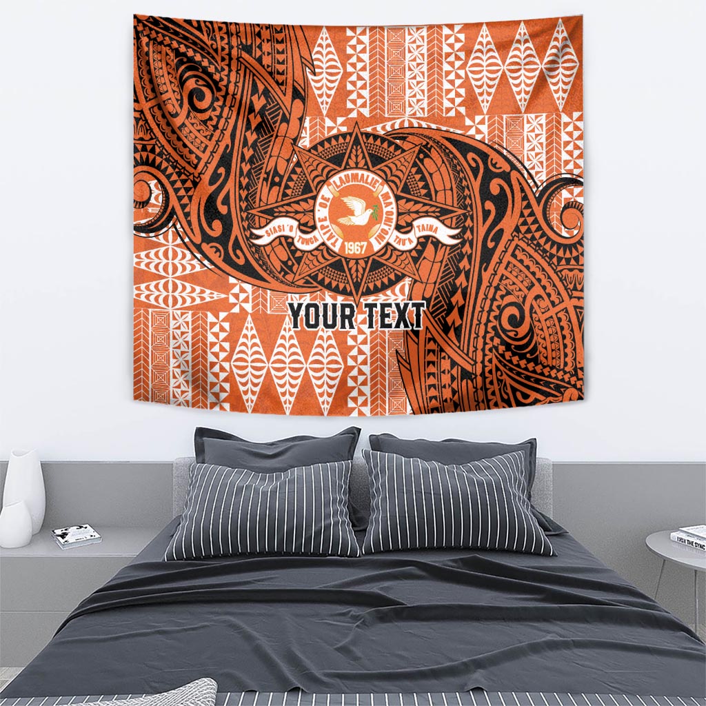 Personalised Tonga Tailulu College Tapestry Since 1967 Special Kupesi Pattern Version 2 LT9 - Polynesian Pride
