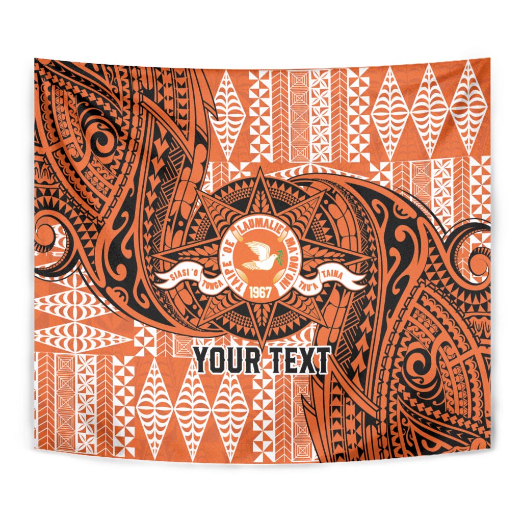 Personalised Tonga Tailulu College Tapestry Since 1967 Special Kupesi Pattern Version 2 LT9 - Polynesian Pride