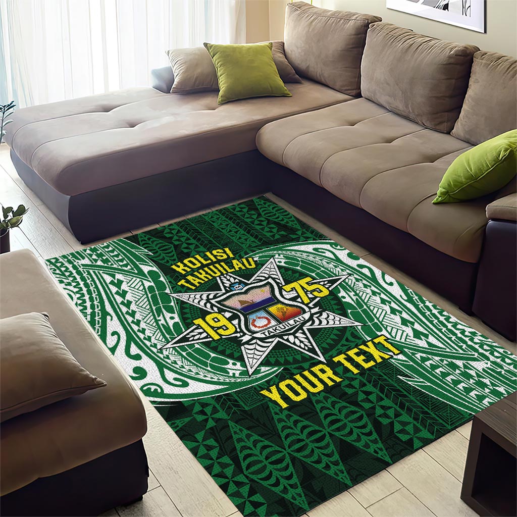 Personalised Tonga Takuilau College Area Rug Since 1975 Special Kupesi Pattern LT9 - Polynesian Pride