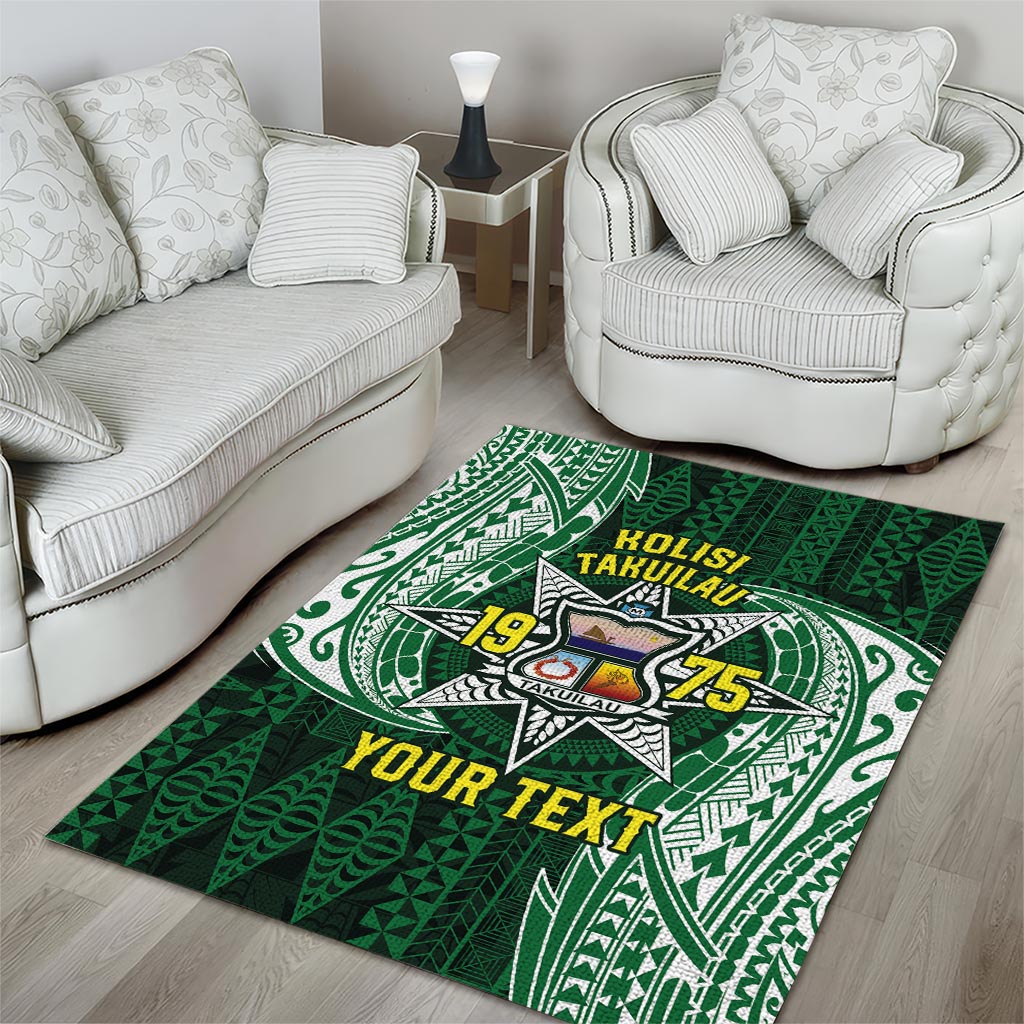 Personalised Tonga Takuilau College Area Rug Since 1975 Special Kupesi Pattern LT9 - Polynesian Pride