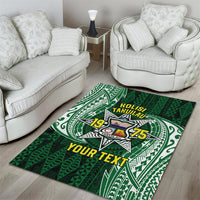 Personalised Tonga Takuilau College Area Rug Since 1975 Special Kupesi Pattern LT9 - Polynesian Pride