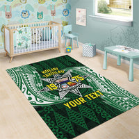 Personalised Tonga Takuilau College Area Rug Since 1975 Special Kupesi Pattern LT9 - Polynesian Pride
