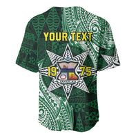 Personalised Tonga Takuilau College Baseball Jersey Since 1975 Special Kupesi Pattern LT9 - Polynesian Pride