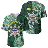 Personalised Tonga Takuilau College Baseball Jersey Since 1975 Special Kupesi Pattern LT9 - Polynesian Pride