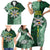 Personalised Tonga Takuilau College Family Matching Short Sleeve Bodycon Dress and Hawaiian Shirt Since 1975 Special Kupesi Pattern