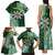 Personalised Tonga Takuilau College Family Matching Tank Maxi Dress and Hawaiian Shirt Since 1975 Special Kupesi Pattern