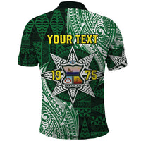 Personalised Tonga Takuilau College Polo Shirt Since 1975 Special Kupesi Pattern LT9 - Polynesian Pride