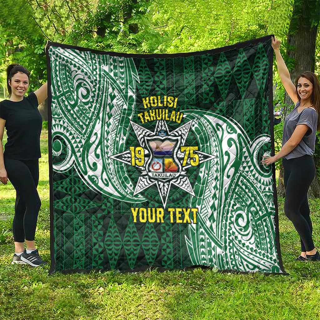 Personalised Tonga Takuilau College Quilt Since 1975 Special Kupesi Pattern LT9 - Polynesian Pride