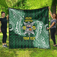 Personalised Tonga Takuilau College Quilt Since 1975 Special Kupesi Pattern LT9 - Polynesian Pride