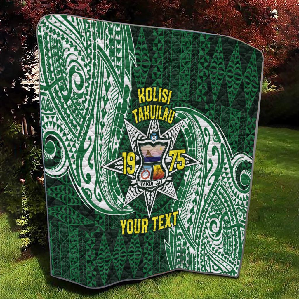 Personalised Tonga Takuilau College Quilt Since 1975 Special Kupesi Pattern LT9 - Polynesian Pride