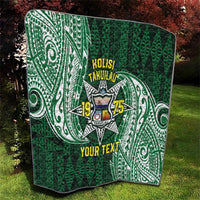 Personalised Tonga Takuilau College Quilt Since 1975 Special Kupesi Pattern LT9 - Polynesian Pride