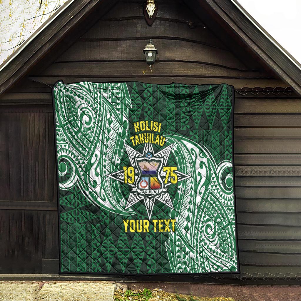 Personalised Tonga Takuilau College Quilt Since 1975 Special Kupesi Pattern LT9 - Polynesian Pride
